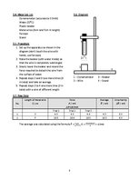Minták 'Determination of Surface Tension of Water', 8.                