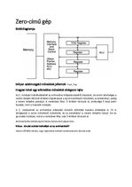 Összefoglalók, jegyzetek 'Számítógépes architektúrák', 1.                