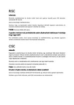 Összefoglalók, jegyzetek 'Számítógépes architektúrák', 3.                