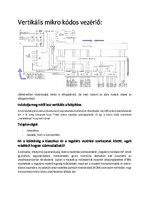 Összefoglalók, jegyzetek 'Számítógépes architektúrák', 9.                
