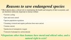 Prezentációk 'Human Causes of Extinction and Endangerment', 6.                