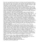 Esszék 'Learning Communities', 1.                