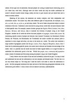 Összefoglalók, jegyzetek 'Analysis of the Text "The English"', 2.                