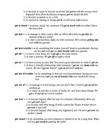 Összefoglalók, jegyzetek 'Phrasal Verbs with "Get"', 2.                