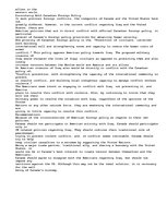 Esszék 'American Involvement in Iraq and its Consistency with Canadian Foreign Policy', 2.                