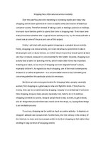 Esszék 'Shopping Gas a Small Value as a Leisure Activity', 1.                