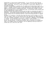 Esszék 'Animal Farm by George Orwell', 1.                