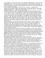 Esszék 'Are You Ready For Some Football?', 1.                