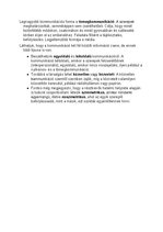 Összefoglalók, jegyzetek 'Nyelvtan érettségi tétel: A kommunikációs folyamat tényezői és funkciói', 6.                