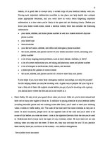 Összefoglalók, jegyzetek 'Possible Difficulties Abroad and How to Avoid Them', 6.                