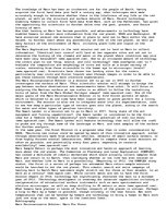 Esszék 'Our Future on Mars', 1.                