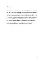 Kutatási anyagok 'Finland: the Right Decisions in the Wrong Time', 3.                