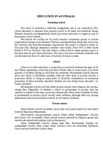 Összefoglalók, jegyzetek 'Education in Australia', 1.                