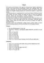 Összefoglalók, jegyzetek 'Education in Australia', 2.                