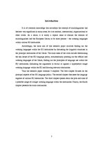Kutatási anyagok 'Working Languages Within the EU Institutions', 3.                