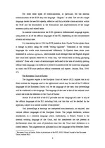 Kutatási anyagok 'Working Languages Within the EU Institutions', 8.                