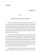 Esszék 'Romanticism and Shelley’s "Ode to the West Wind"', 1.                