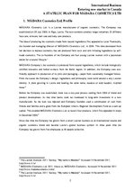 Esszék 'International Business', 3.                