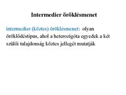 Prezentációk 'Egy gén által meghatározott tulajdonság öröklődése', 18.                