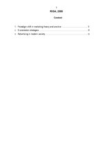 Esszék 'Paradigm Shift in Marketing Theory and Practice', 2.                