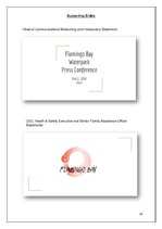 Üzleti tervek 'Press Conference/Crisis Management', 16.                