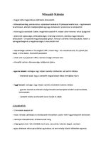 Összefoglalók, jegyzetek 'Mikszáth Kálmán', 1.                