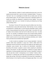 Esszék 'Reflective Journal', 1.                