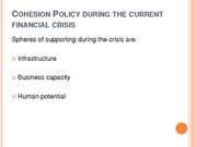 Prezentációk 'Conditions and Perspectives of the Cohesion Policy in the European Union: Latvia', 9.                