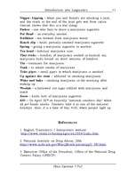 Kutatási anyagok 'Street Drug Slang Words for Marijuana', 11.                