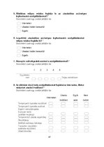 Kutatási anyagok 'A hagyományos utazási irodák szerepe az internet világában', 47.                