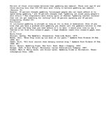 Esszék 'The Effects of Gambling and what It Can Do to Your Life', 3.                