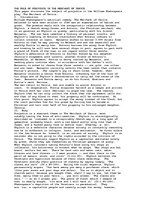 Esszék 'The Role of Prejudice in "The Merchant of Venice"', 1.                