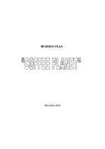 Üzleti tervek 'Coffee Shop "Coffee Planet"', 1.                
