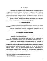 Kutatási anyagok 'Dealing with Complains', 7.                