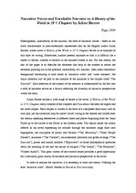 Kutatási anyagok 'Narrative Voices and Unreliable Narrator in a History of the World in 10 ½ Chapt', 1.                