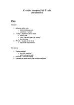 Esszék 'Fair Trade', 1.                