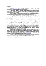 Esszék 'Building a Better Brand', 1.                