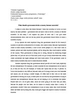 Esszék 'What Should a Government Do for a Country Become Successful?', 1.                