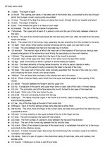 Összefoglalók, jegyzetek 'Body Parts', 1.                