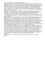 Esszék 'Operation Definition of "Organization Behavior"', 1.                