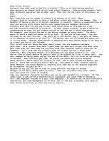 Esszék 'Blue Collar Student. About Part Time Jobs for Students', 1.                