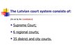 Prezentációk 'Court System in Latvia', 2.                
