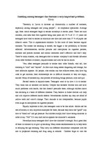 Esszék 'Smoking Among Teenagers Has Become a Very Important Problem', 1.                