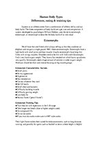Prezentációk 'Human Body Types', 21.                