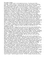 Esszék 'Christopher Columbus', 1.                