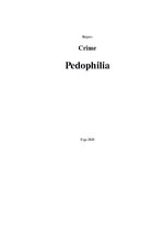 Kutatási anyagok 'Pedophilia', 1.                