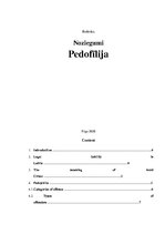 Kutatási anyagok 'Pedophilia', 2.                