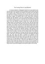 Esszék 'The turning point in "Lady Macbeth" by W.Shakespeare', 1.                