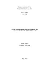 Kutatási anyagok 'Tour to Australia', 1.                
