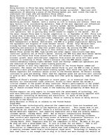 Esszék 'Doing Business in China as It Relates to the United States', 1.                